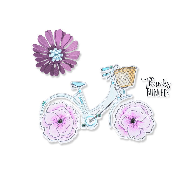 Load image into Gallery viewer, Sizzix • framelits die set thankful bicycle