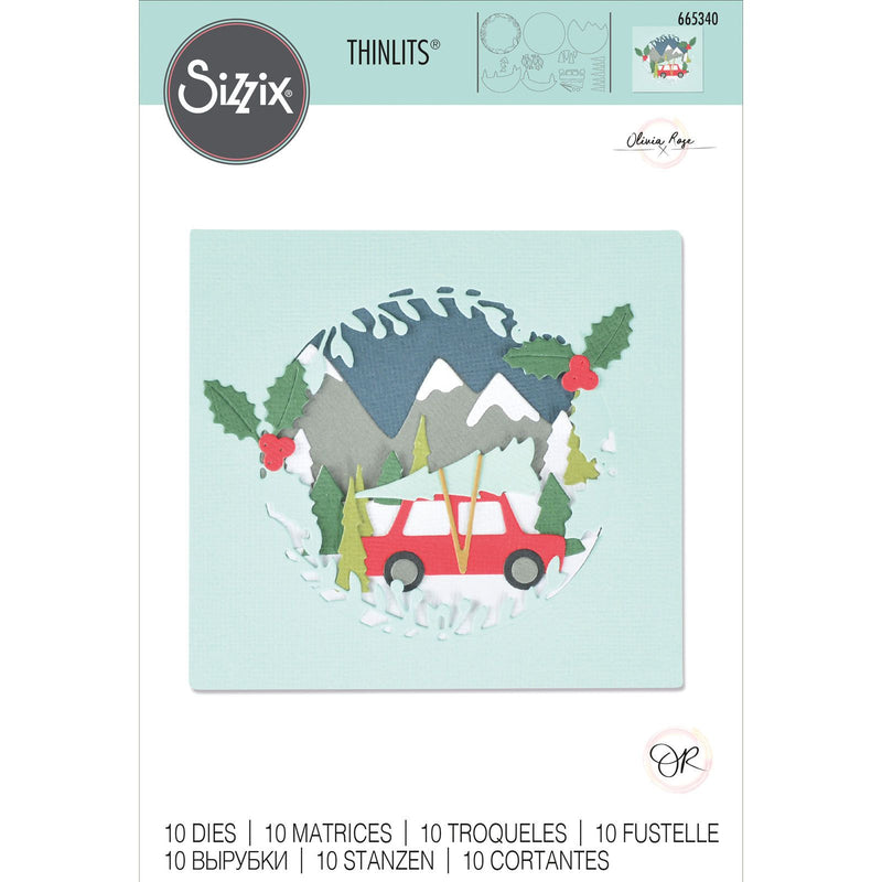 Load image into Gallery viewer, Sizzix • thinlits die set winter woodland
