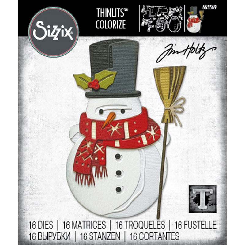 Load image into Gallery viewer, Sizzix • thinlits die set 16pcs winston, colorize by tim holtz