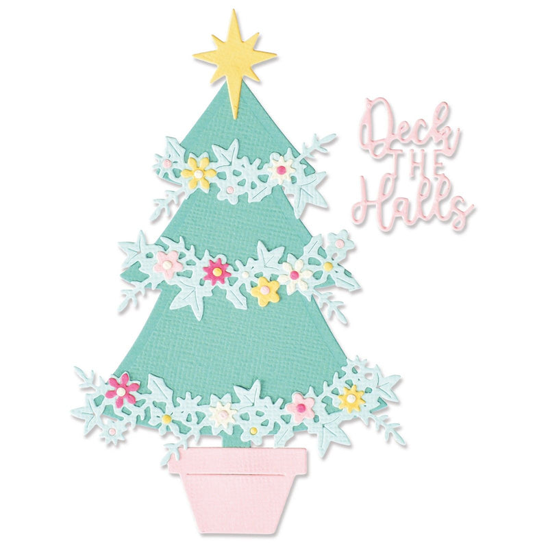 Load image into Gallery viewer, Sizzix • thinlits snijmallen embellished christmas tree