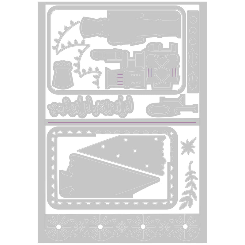 Load image into Gallery viewer, Sizzix • thinlits snijmallen nutcracker card base