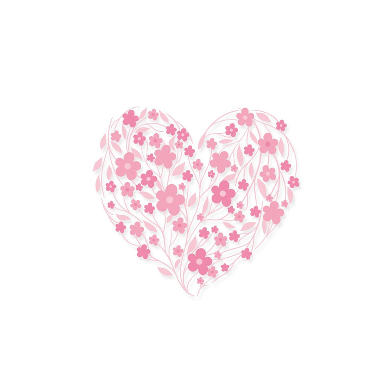Load image into Gallery viewer, Sizzix • layered clear stamp set blossom heart 3pieces