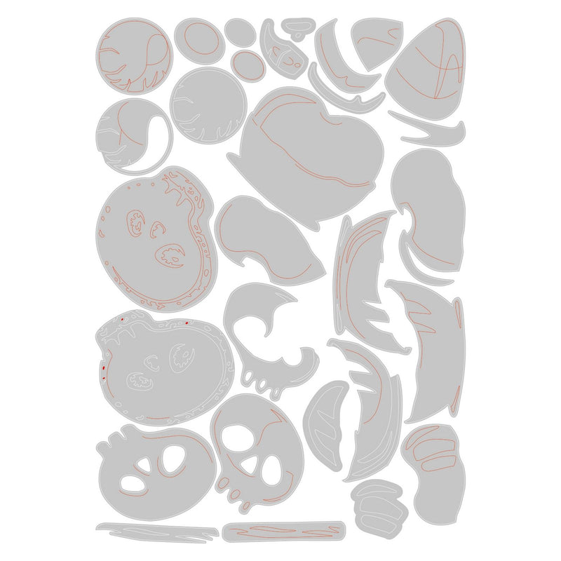 Load image into Gallery viewer, Sizzix • tim holtz thinlits die set trick or treat colorize