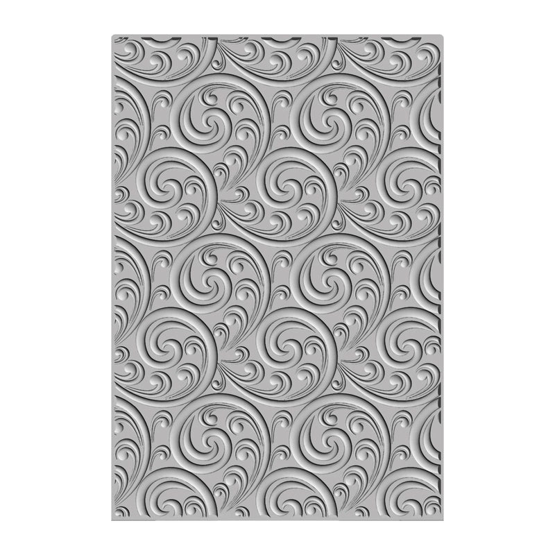 Load image into Gallery viewer, Sizzix • 3-d textured impressions embossing folder ornamental spiral