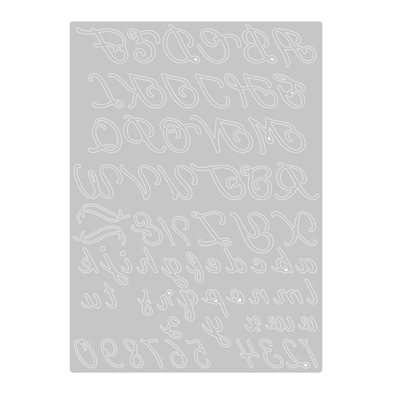 Load image into Gallery viewer, Sizzix • thinlits die scripted alphabet