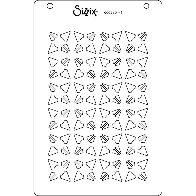 Load image into Gallery viewer, Sizzix • layered stencils a6 geo crystals 4pcs