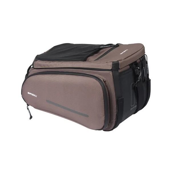 Load image into Gallery viewer, Basil gepäckträgertasche move trunkbag move velcr tape fastening brown