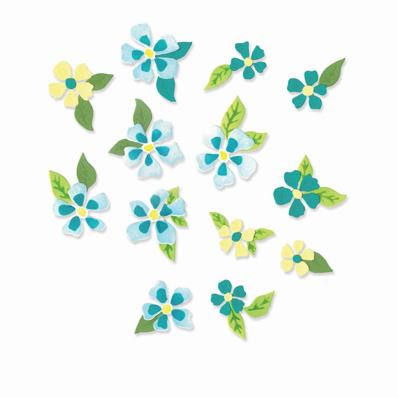 Load image into Gallery viewer, Sizzix • thinlits die set painterly blooms background 12pcs
