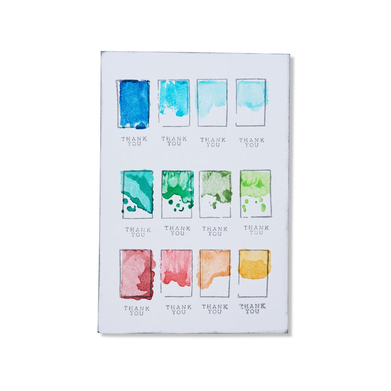 Load image into Gallery viewer, Sizzix • clear stamps with framelits painted palettes 13pcs