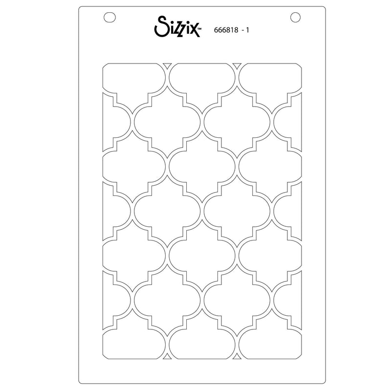 Load image into Gallery viewer, Sizzix • stencil textures from afar nr.2 4pcs