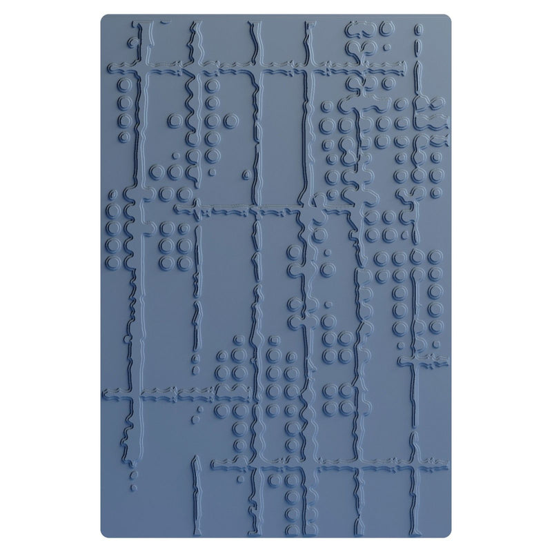 Load image into Gallery viewer, Sizzix • multi-level embossing folder dot matrix by seth apter