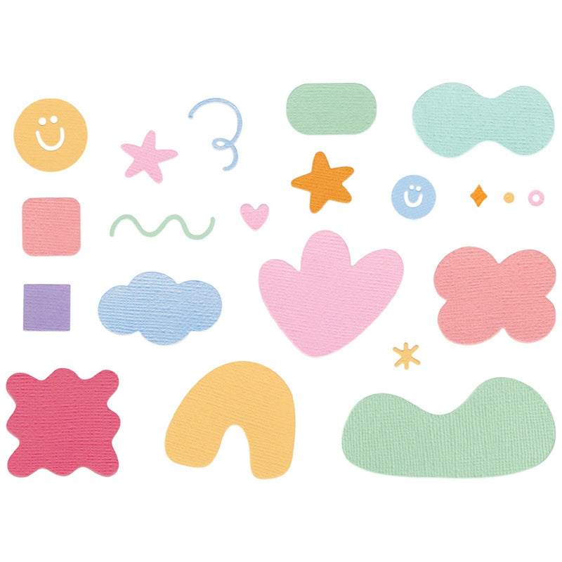 Load image into Gallery viewer, Sizzix • thinlits die set 19pcs abstract doodles by letters by shells