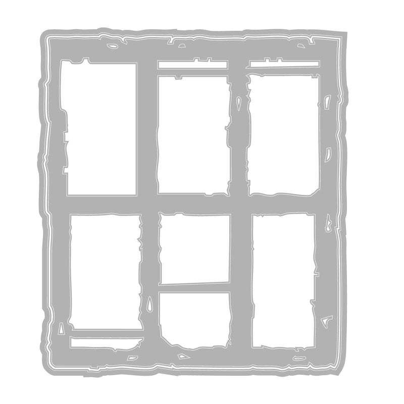 Load image into Gallery viewer, Sizzix • thinlits die set 2pcs w 6pcs stamps viewfinder by seth apter