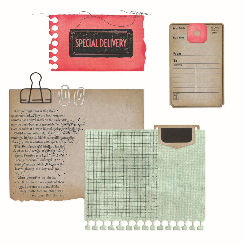 Load image into Gallery viewer, Sizzix • clear stamps set 10pcs 10pcs framelits creative combos by 49 market
