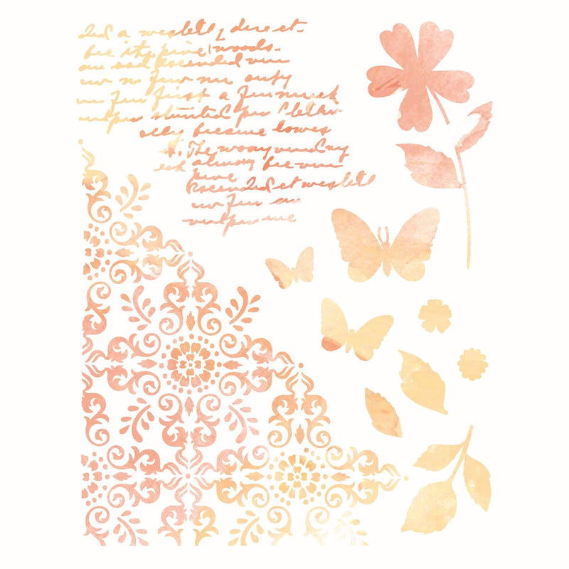 Load image into Gallery viewer, Sizzix • a4 stencil 1pcs petal play by 49 market