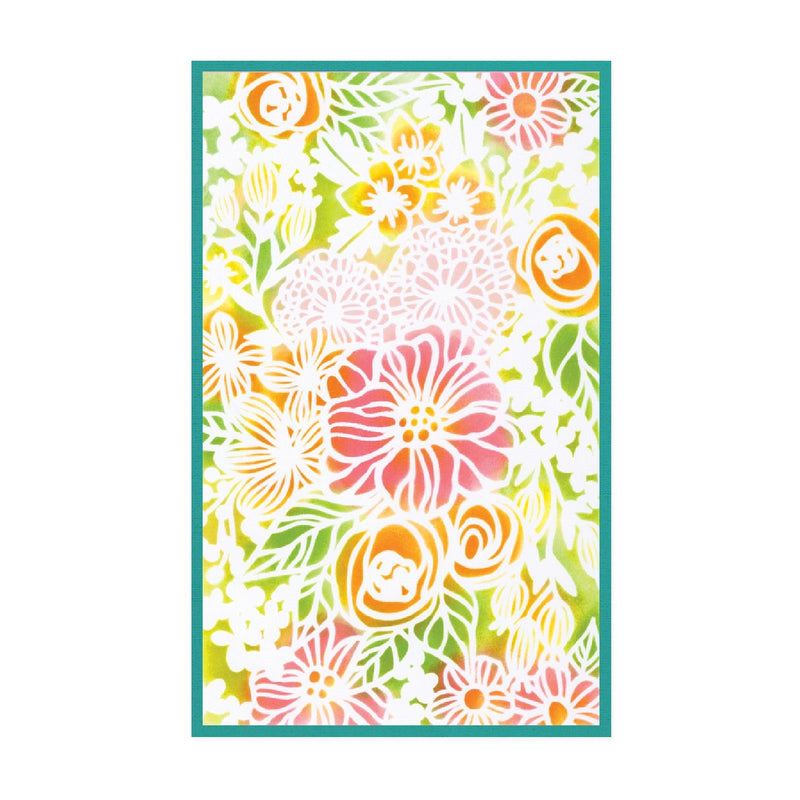 Load image into Gallery viewer, Sizzix • a5 stencil 4pcs buildables botanicals 1 by vicki boutin