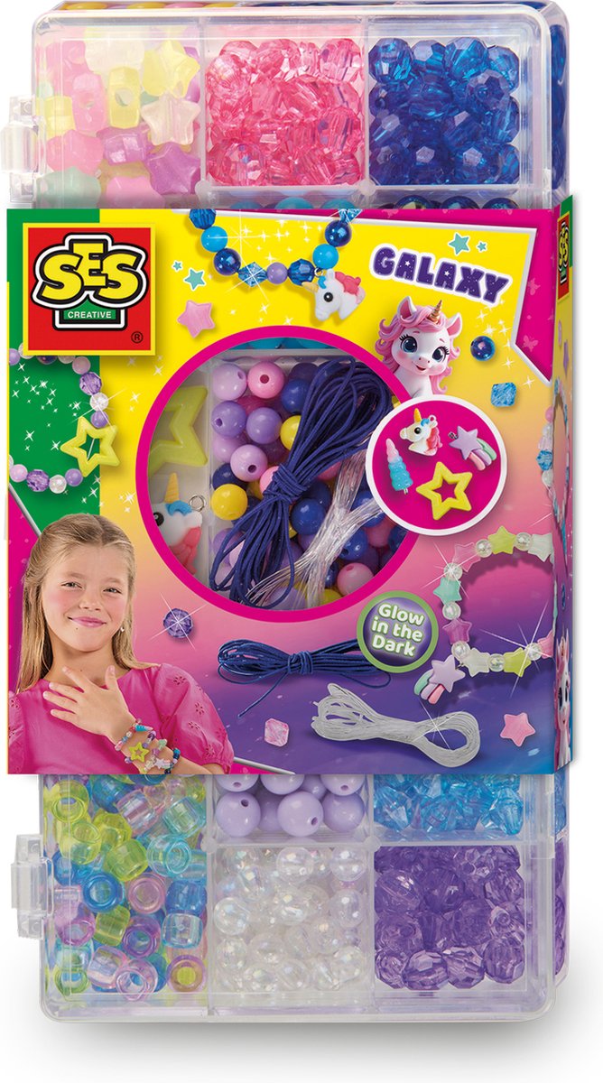 Afbeelding laden in galerijviewer, Ses creative ses galaxy sieraden kralenset