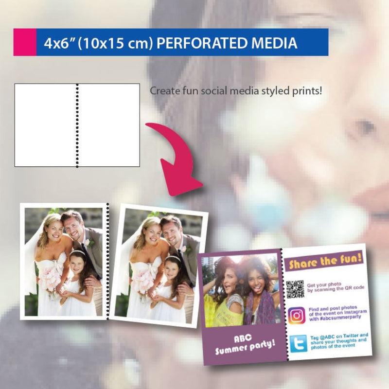 Load image into Gallery viewer, DNP Papier DSRX1HS-4X6P 2 Rol � 700 St. 10x15 Geperforeerd voor DS-RX1HS