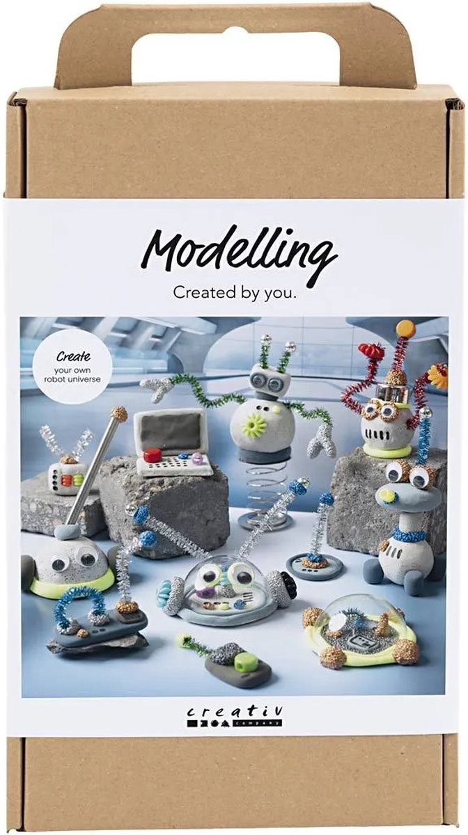 Afbeelding laden in galerijviewer, Creativ company hobbyset robot boetseren
