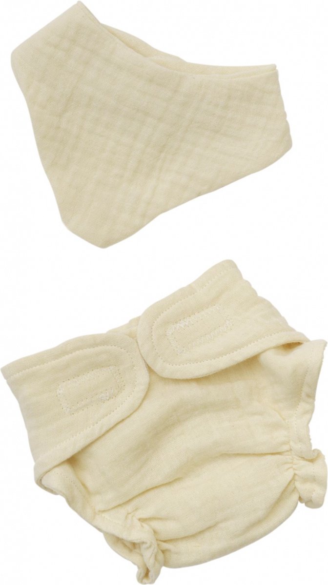 Afbeelding laden in galerijviewer, Heless poppen babyset biologisch katoen, 35-45 cm