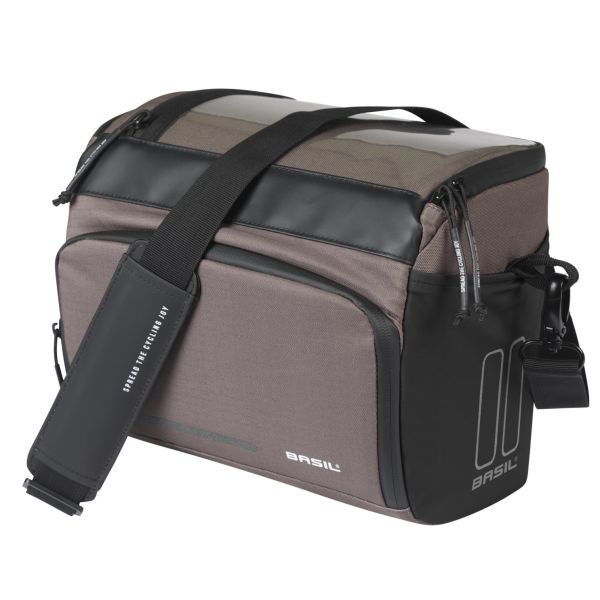 Load image into Gallery viewer, Basil stuurtas move kf 7-8 liter 17 x 23 x 20 cm - bruin