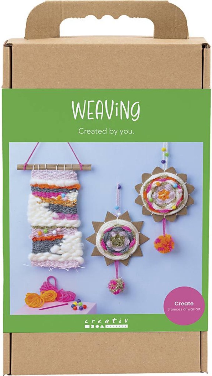 ギャラリービューアに画像をロードする, Creativ company hobbyset weven wandbevestigingen