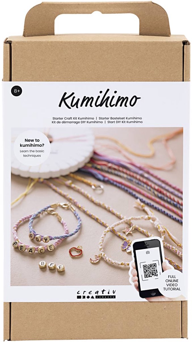 Afbeelding laden in galerijviewer, Creativ company starter hobbyset kumihimo