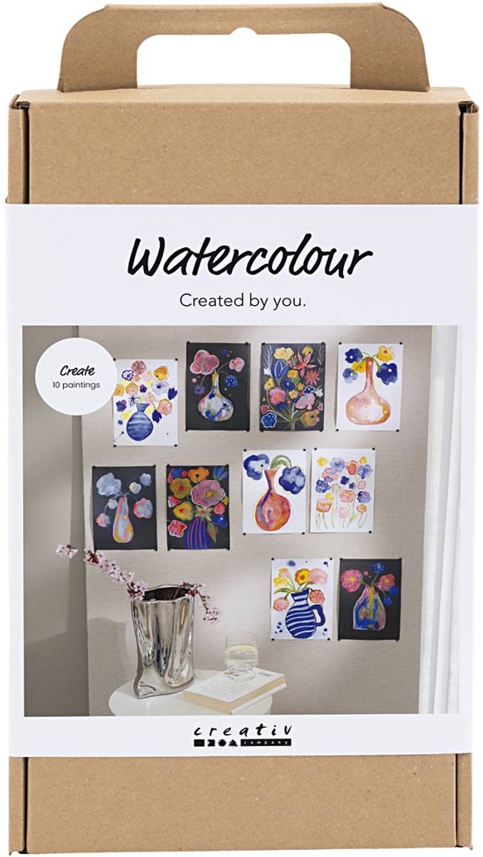 ギャラリービューアに画像をロードする, Creativ company http: www.cchobby.nl creatieve-box-aquarel-diverse-kleuren-1-doos