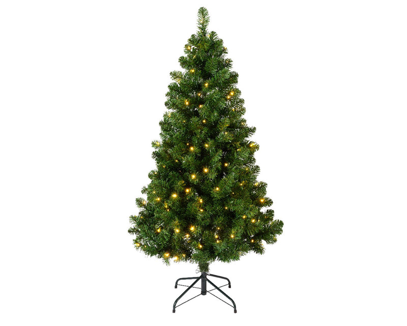 Afbeelding laden in galerijviewer, Everlands kunstkerstboom imperial pine 180cm hoog verlicht met 260 geintegreerde warmwitte led lampjes