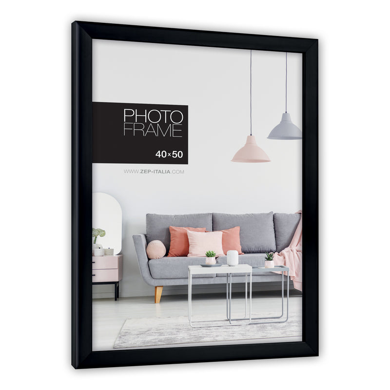 ギャラリービューアに画像をロードする, Zep fotolijst np75b edison black 50x70 cm