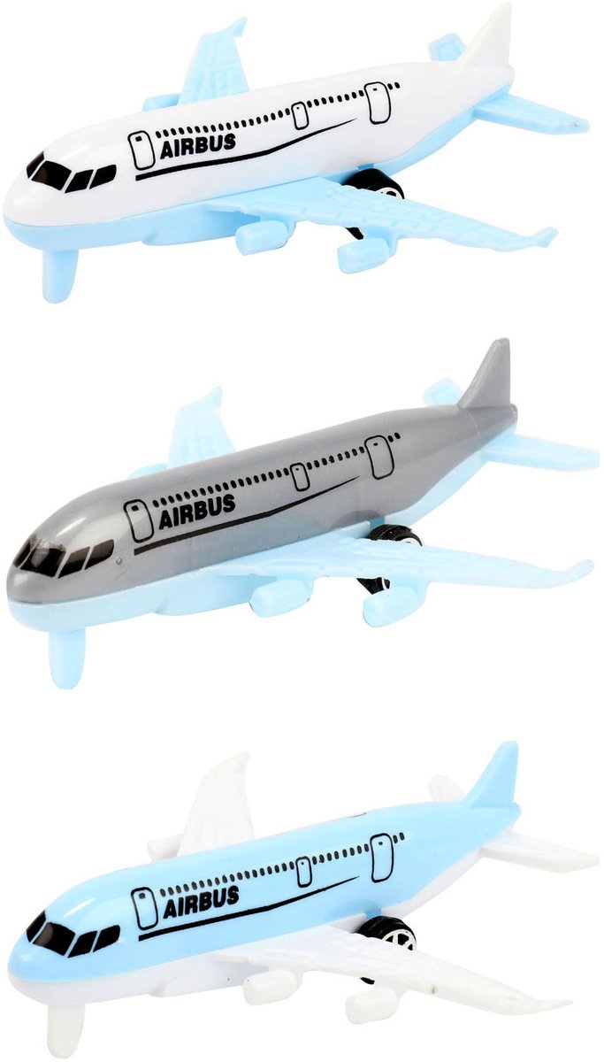 ギャラリービューアに画像をロードする, Toi-toys vehicool airbus vliegtuigen - 3st.