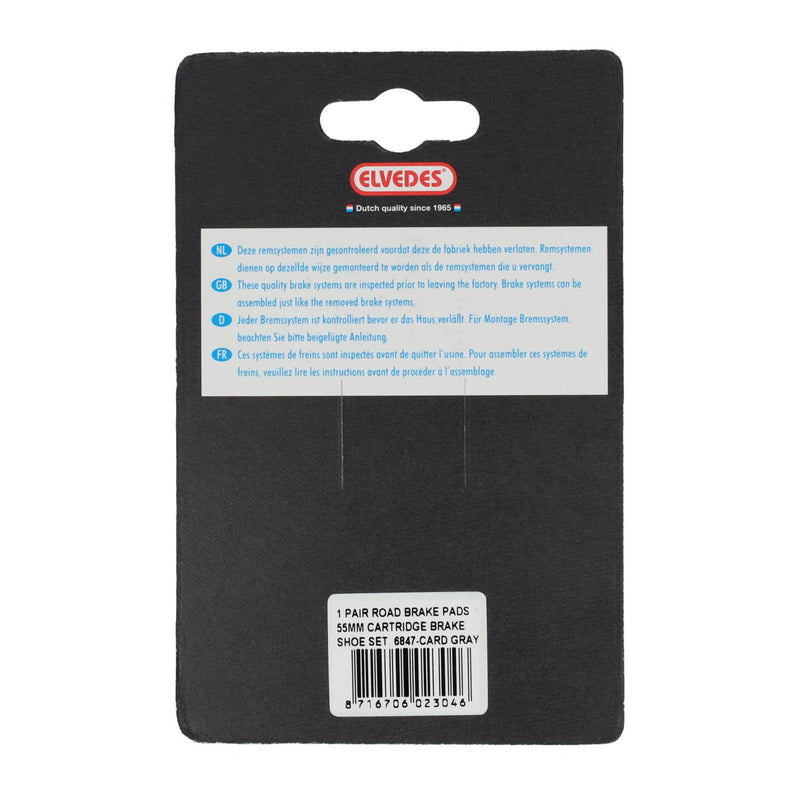 Load image into Gallery viewer, Velgremblokset Elvedes 55 mm met Aluminium Cartridge voor Shimano (op kaart)