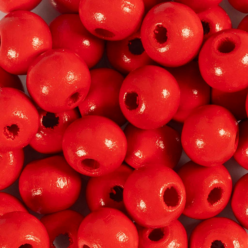 Afbeelding laden in galerijviewer, Https: www.cchobby.nl houten-kralen-d-10-mm-gatgrootte-3-mm-rood-50-gr-1-doos