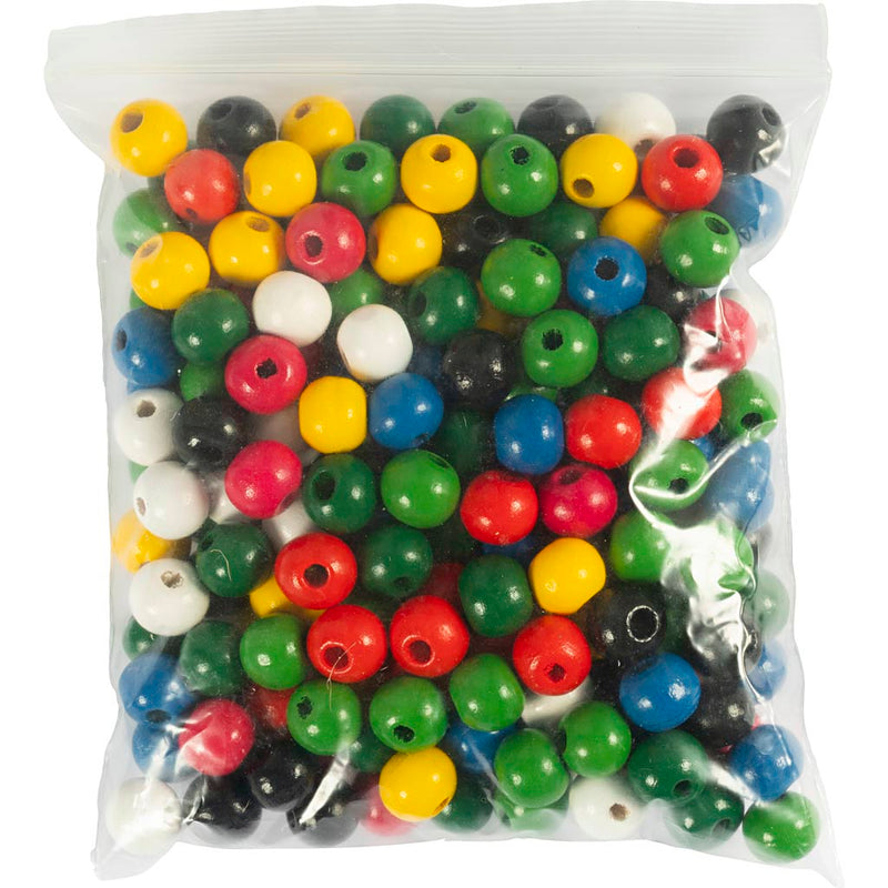 Afbeelding laden in galerijviewer, Https: www.cchobby.nl houten-kralen-d-10-gatgrootte-3-mm-diverse-kleuren-200-stuk-1-doos