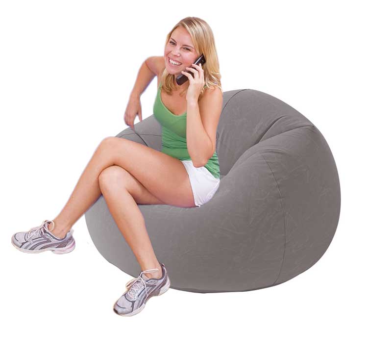 Load image into Gallery viewer, Beanless Bag Deluxe - Opblaasbare lounge stoel