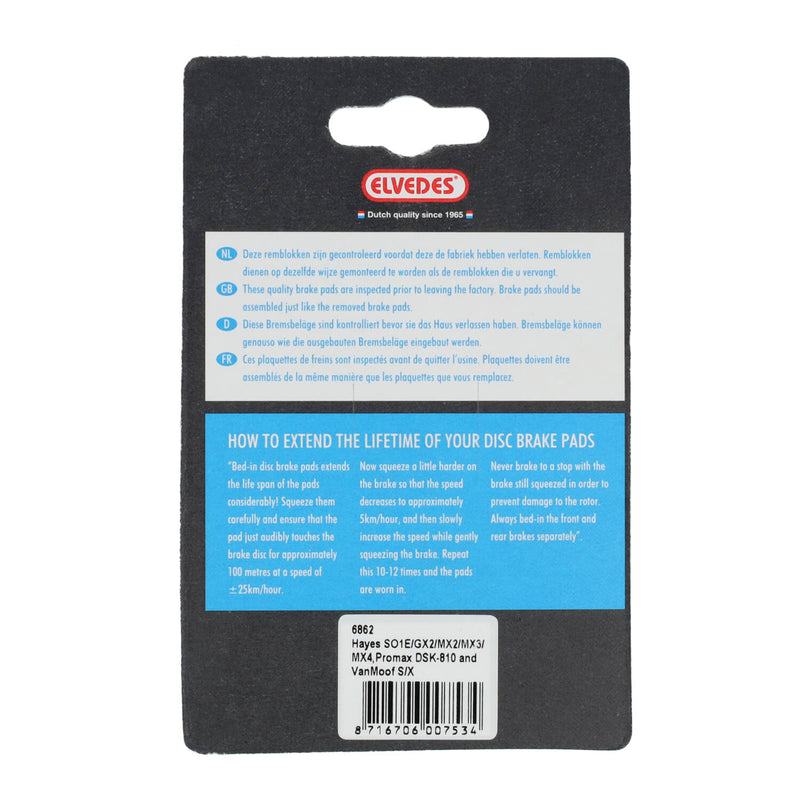 Load image into Gallery viewer, Schijfremblokken Elvedes organ. hayes