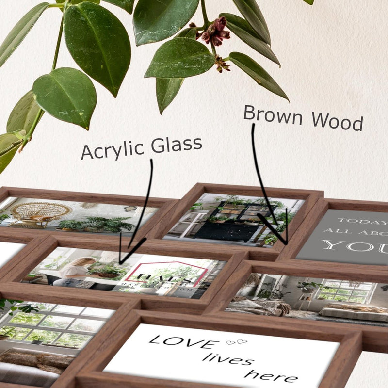 Load image into Gallery viewer, Zep multi fotolijst mp150 stockholm dark brown 8x10x15 cm