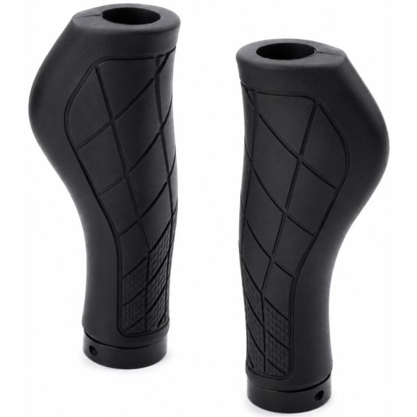 Afbeelding laden in galerijviewer, Edge Ergo City handvatten - 136mm - fiets - zwart