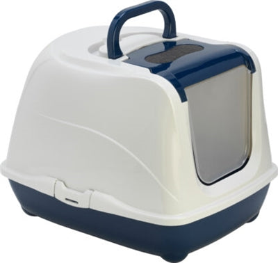 Load image into Gallery viewer, Moderna Kattenbak flip cat jumbo donkerblauw