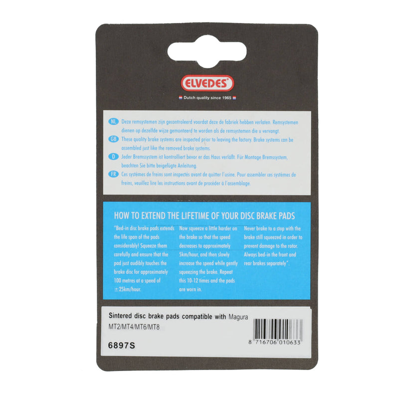 Cargue la imagen en el visor de la galería, Schijfremblokset Elvedes gesinterd Magura MT2, MT4, MT6, MT8 (1 pair)
