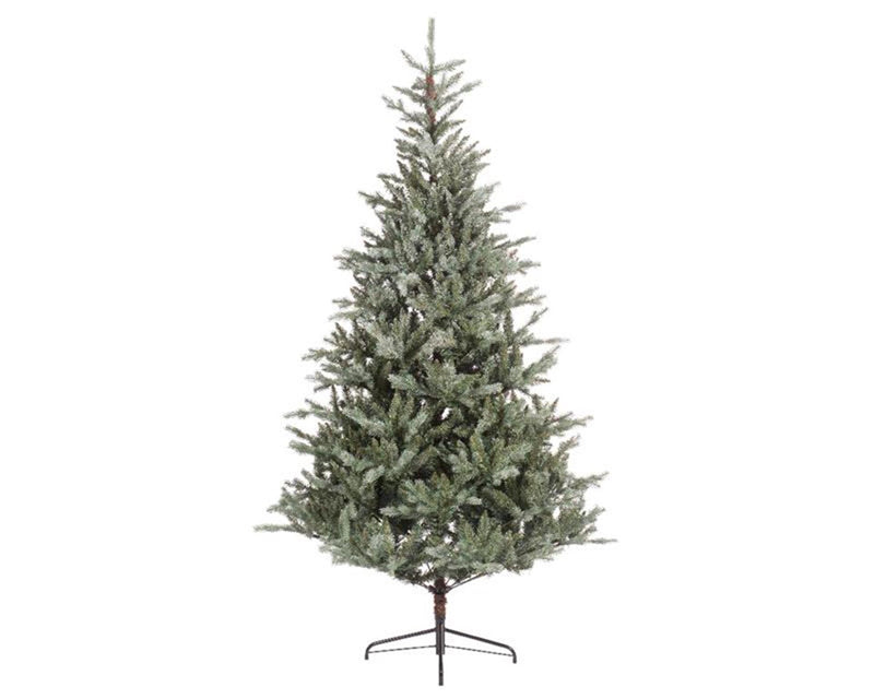 Cargue la imagen en el visor de la galería, Everlands allison pine luxe kunstkerstboom blauw spar 150cm hoog groen met realistische naalden diameter 97cm