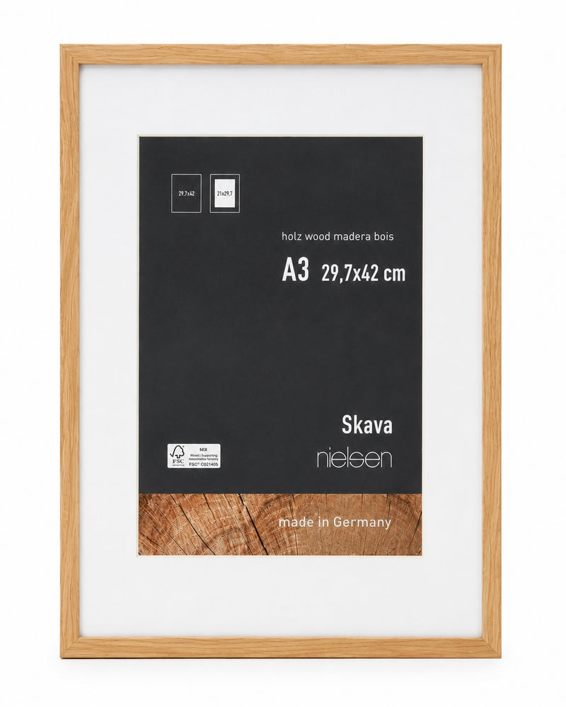 Load image into Gallery viewer, Nielsen design nielsen fotolijst 6324102 skava oak a3 29,7x42 cm