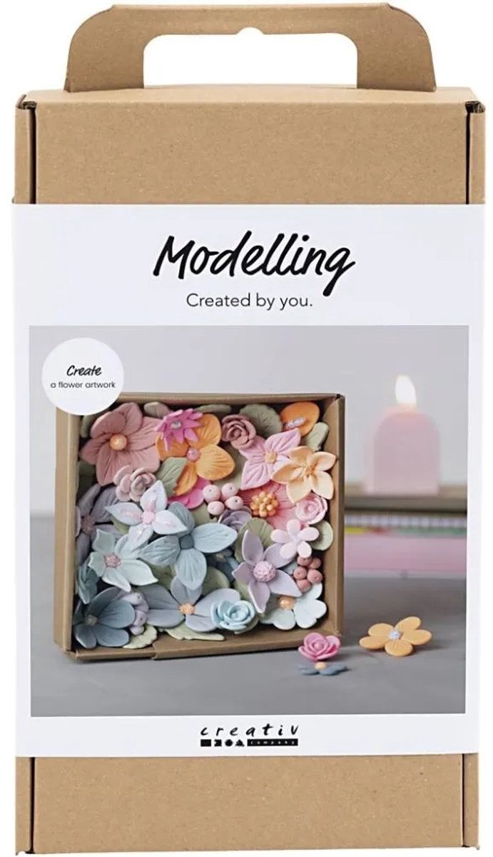 Chargez l'image dans la visionneuse de la galerie, Creativ company https: www.cchobby.nl hobbyset-boetseren-bloemen-pastelkleuren-1-doos