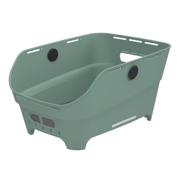 Load image into Gallery viewer, Basil fietsmand cento neo wsl achter 46 x 23 x 14 cm - groen