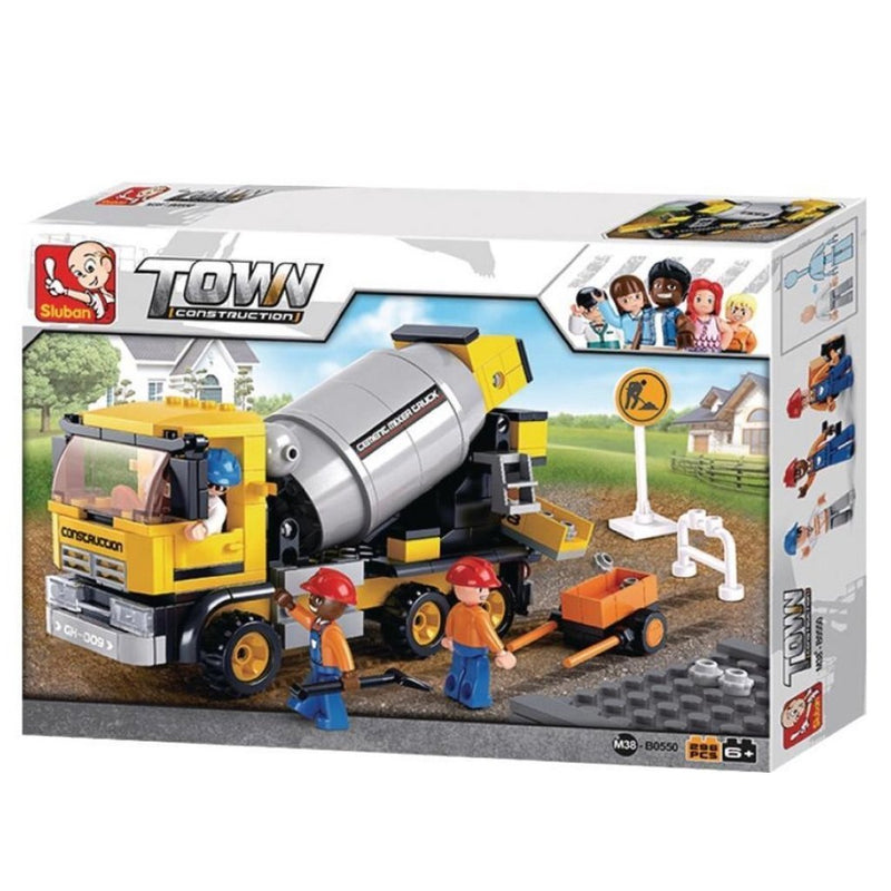 Load image into Gallery viewer, Sluban town construction cementwagen