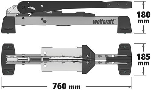 Load image into Gallery viewer, Wolfcraft vinyl- en laminaatsnijder | vlc 1000 | 1 stuk - 6940000