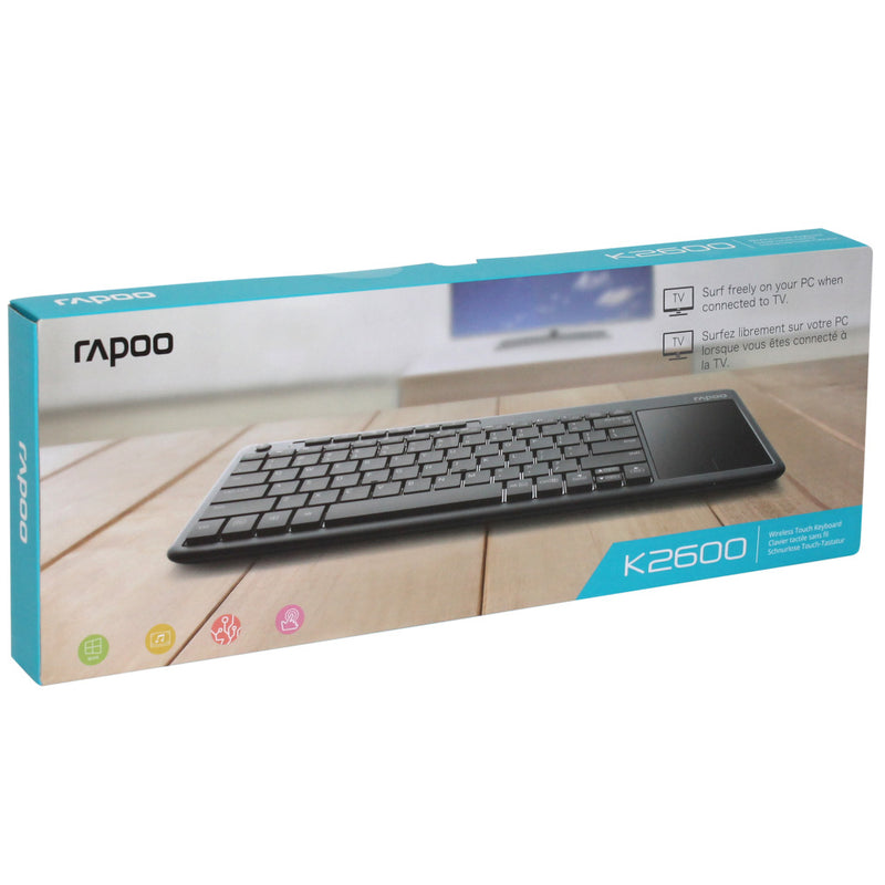 Load image into Gallery viewer, Rapoo toetsenbord touchpad grey 2600