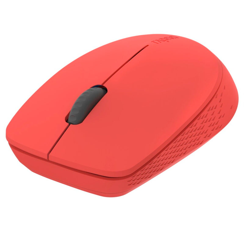 Load image into Gallery viewer, Rapoo m100 silent stille multimodus draadloze optische muis rood