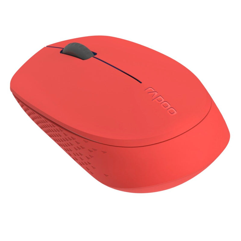 Load image into Gallery viewer, Rapoo m100 silent stille multimodus draadloze optische muis rood