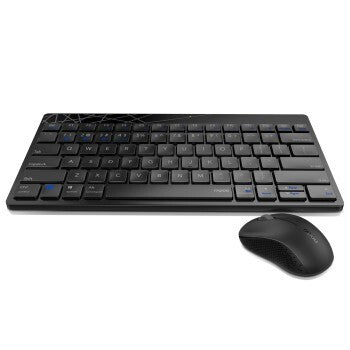 Load image into Gallery viewer, Rapoo draadloze combo set toestenbord en muis multi-mode 8000m zwart qwerty us